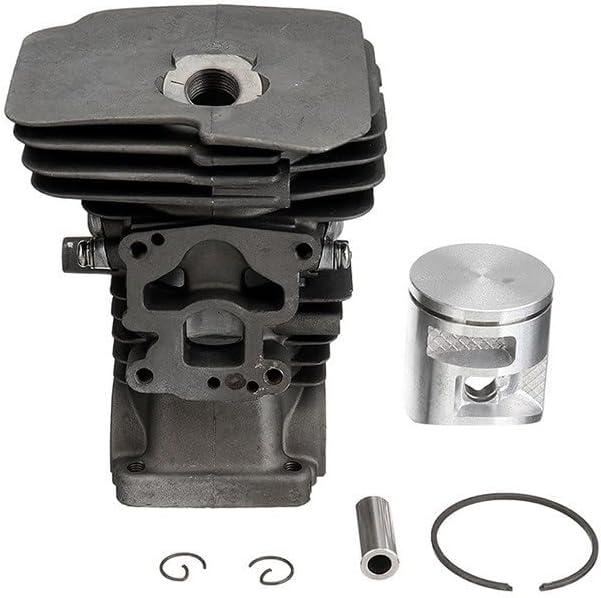 Chainsaw Cylinder Piston Kit Compatible with for Husqvarna 435 435E 440 440E Chainsaw Repair Part Garden Power Tools Accessories
