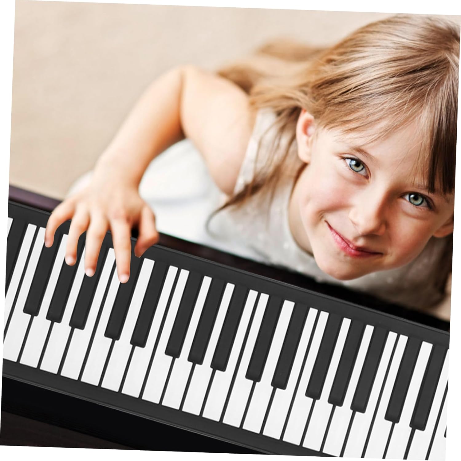 Foldable Keys Roll up Piano with Speaker Portable Silicone Keyboard for Outdoor Music Practice and Battery Operated Fun