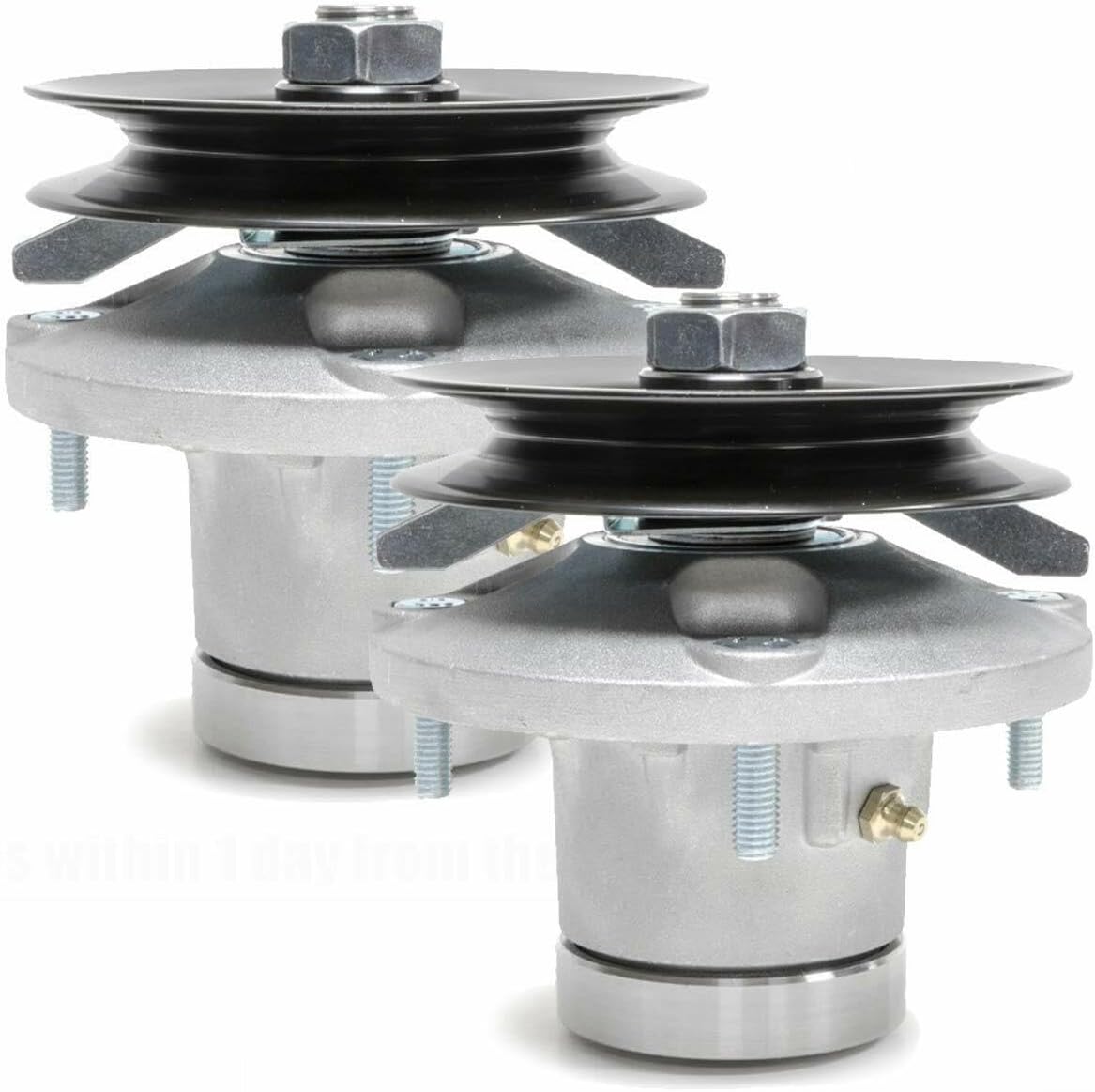 Replacement Tool Part for Chainsaw 2-Pack Spindle Assembly With Pulley for John Deere AM108925 (US0724-0661)