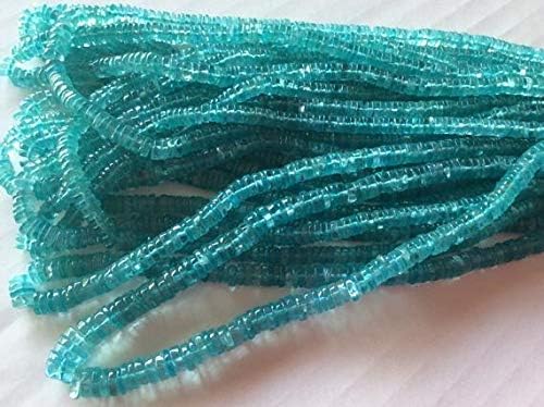 natural appetite smooth hishi beads size 4-5mm full 14 inch strand