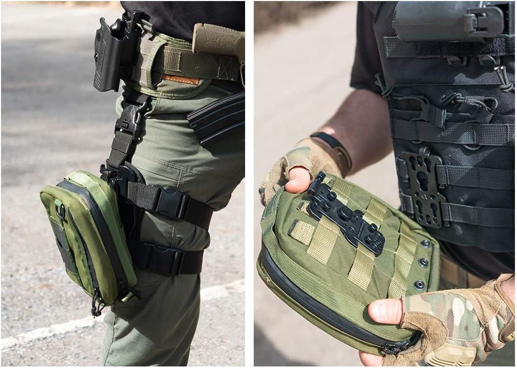 Orpaz MOLLE Attachments for MOLLE Pouch, MOLLE Mag Pouch, MOLLE Backpack and Other MOLLE Accessories