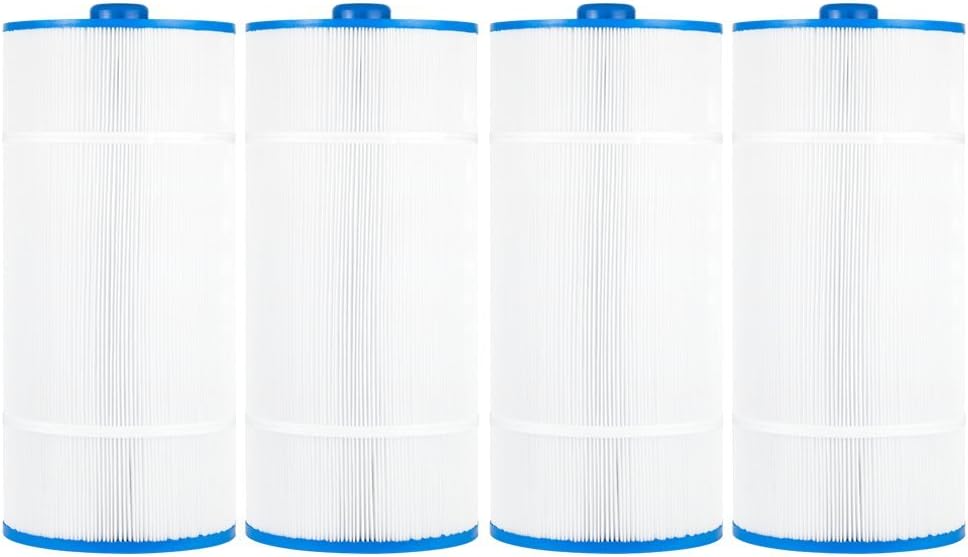 Clear Choice Pool Spa Filter 8.44 Dia x 19.00 in Cartridge Replacement for Sundance Spa 6541-397 Baleen AK-80802, [4-Pack]