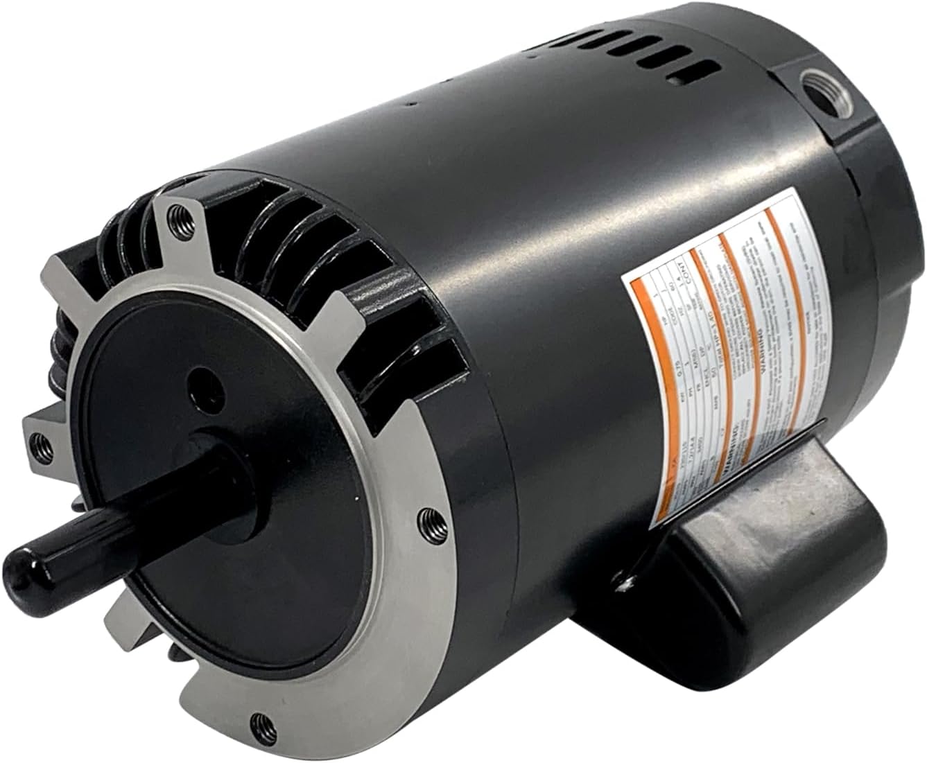 B128 Pool Pump Motor Replacement Compatible with Jan-dy and Mar-low Full Rated 1HP 115V/230V, Single Speed, 3450 RPM, 56J Frame, C-Face Pool Motor