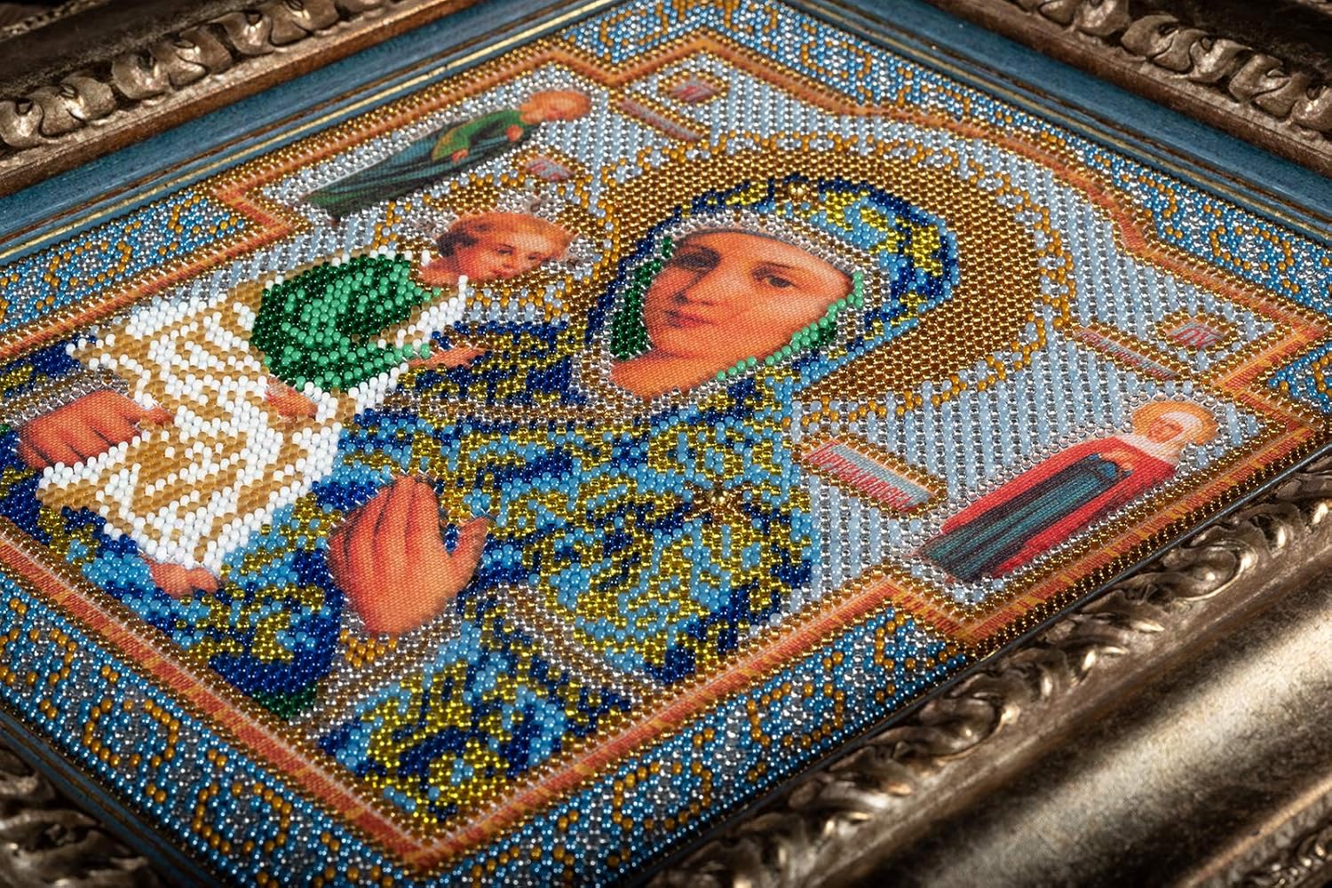 RTO Bead Embroidery Kit DIY Icon Our Lady of Jerusalem 7.9