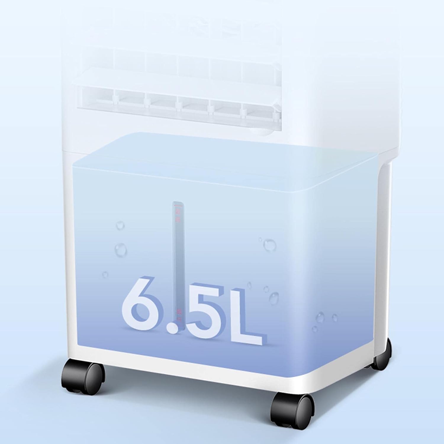 Evaporative Air Cooler Air Conditioner Fan Room Cooler with 2 Ice Trays,Evaporative Coolers for Home Office,Cooler Fan with Universal Wheel,6.5L Water Tank-Machine A