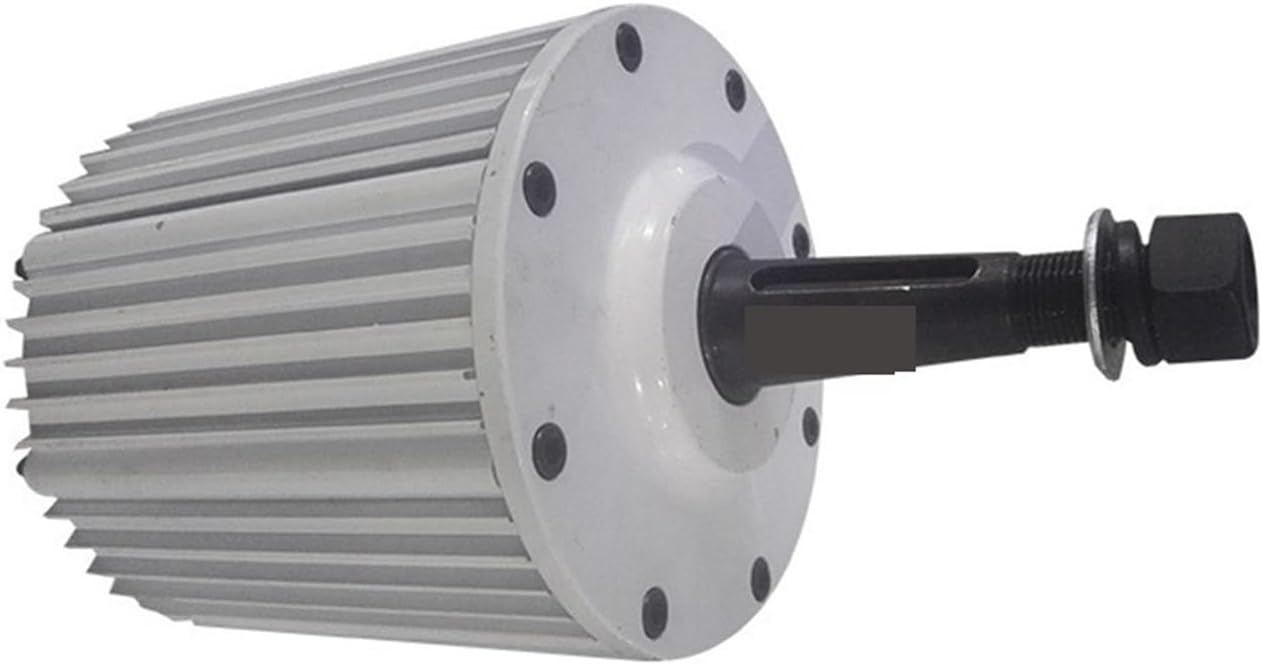 Wind Turbine Generator, 10000W 20000W 30000W with Base Rare Earth Permanent Magnet Generator 24V 48V for DIY Horizontal Wind Turbine Generator for Marine, RV, Home(with Base,24V_30000W)