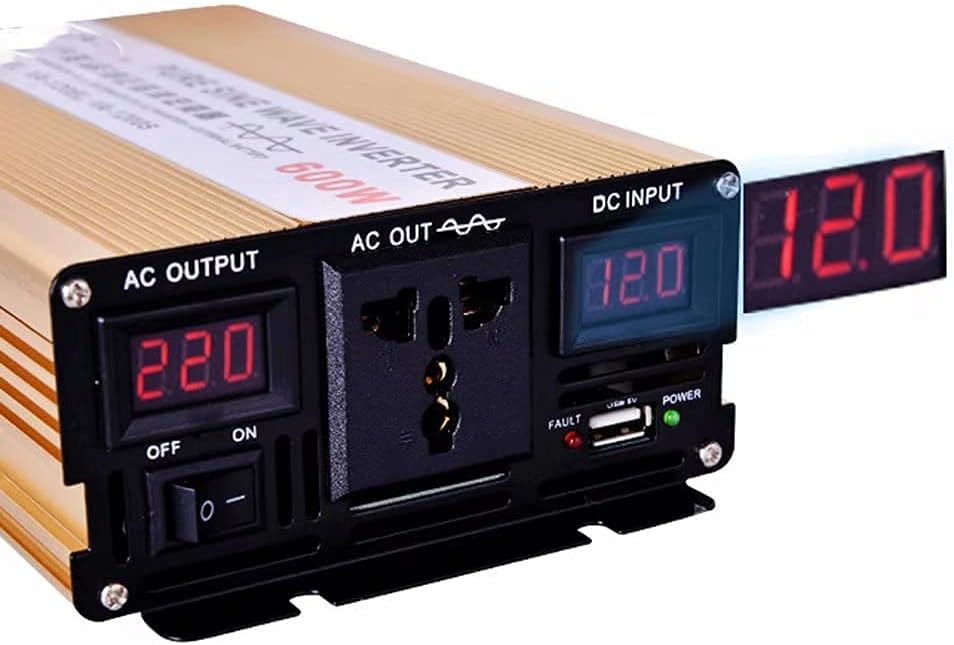 1200W Household sine Wave Inverter Power Converter Electric Vehicle Solar Inverter (1200w 60Vto220V)