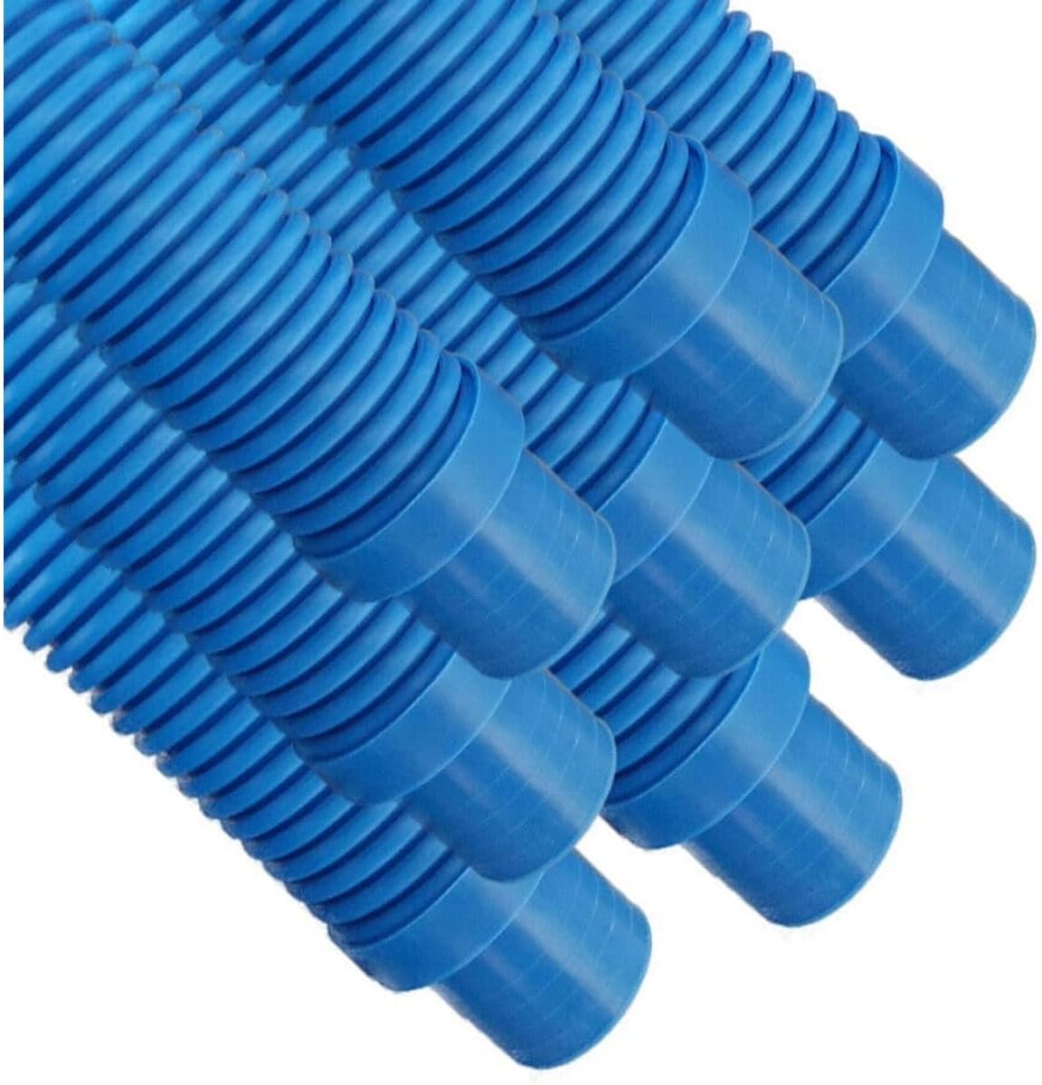 Replacement for Puri Tech Pool Cleaner Hose Kreepy Krauly Barracuda G3 G4 1.5in x 4ft Replacement for Blue 8 pk