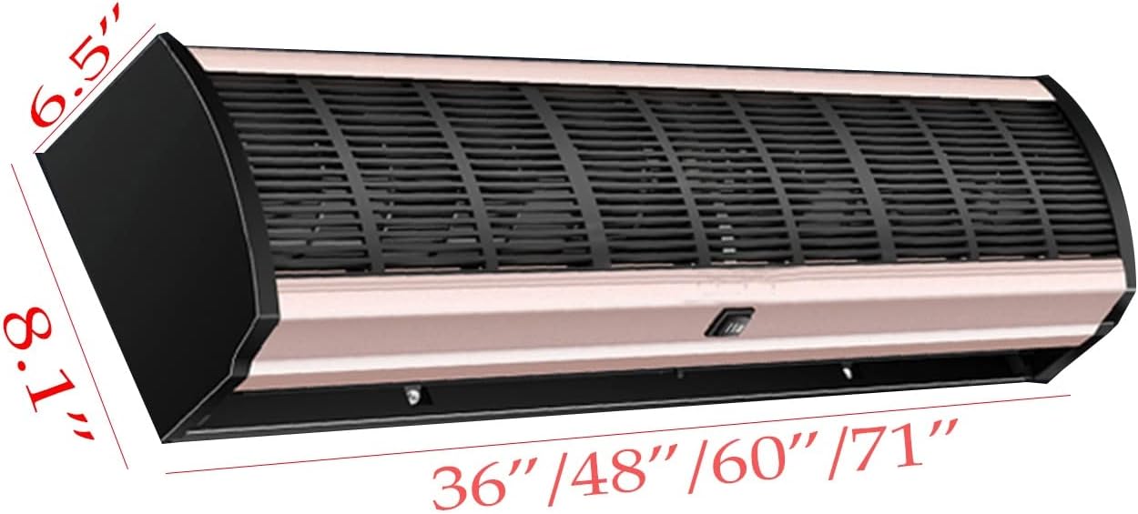 Air Curtain Machine, Commercial Silent Air Curtain Machine, 60