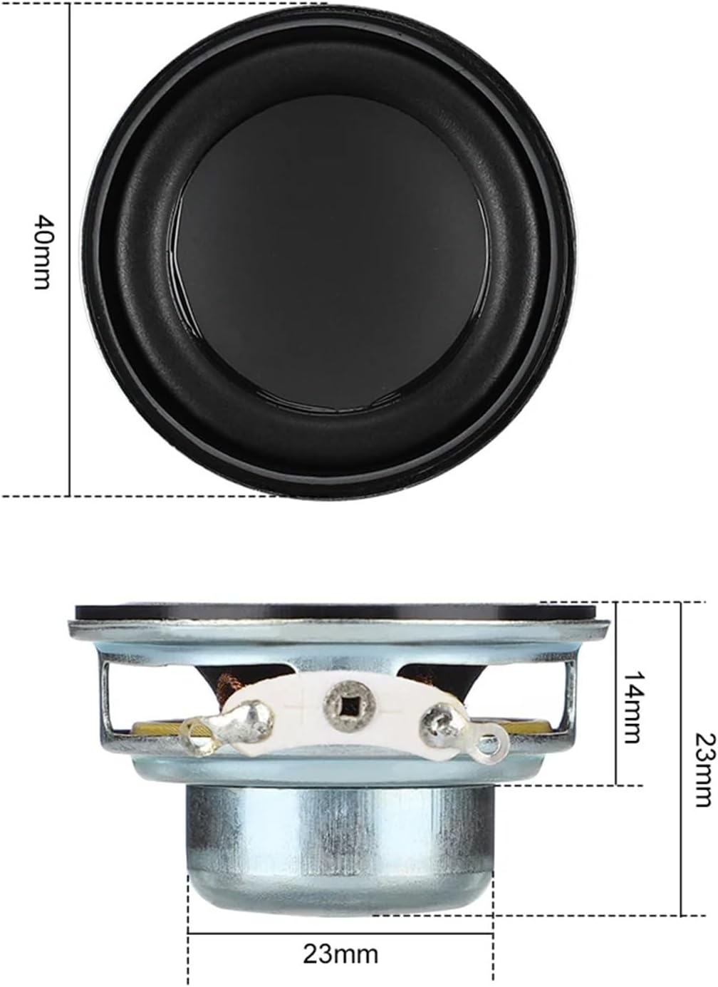 2Pcs 1.5 Inch Full Range Mini Speaker 4 Ohm 5W 40MM Multimedia Loudspeaker DIY Amplifier Sound Speaker Home Theater