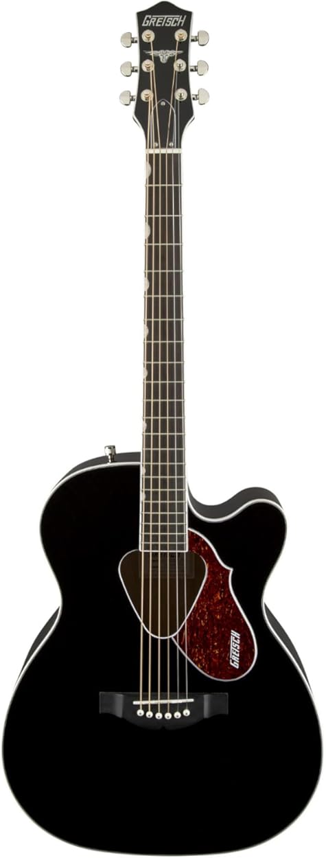 Gretsch G5013CE Rancher Junior Cutaway 6-String Acoustic Electric Guitar with Laurel Fingerboard and Mahogany Neck (Right-Handed, Black)
