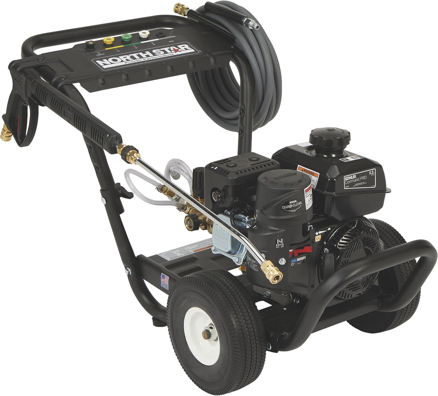 NorthStar Gas Cold Water Pressure Washer - 3100 PSI, 2.5 GPM, Kohler Engine
