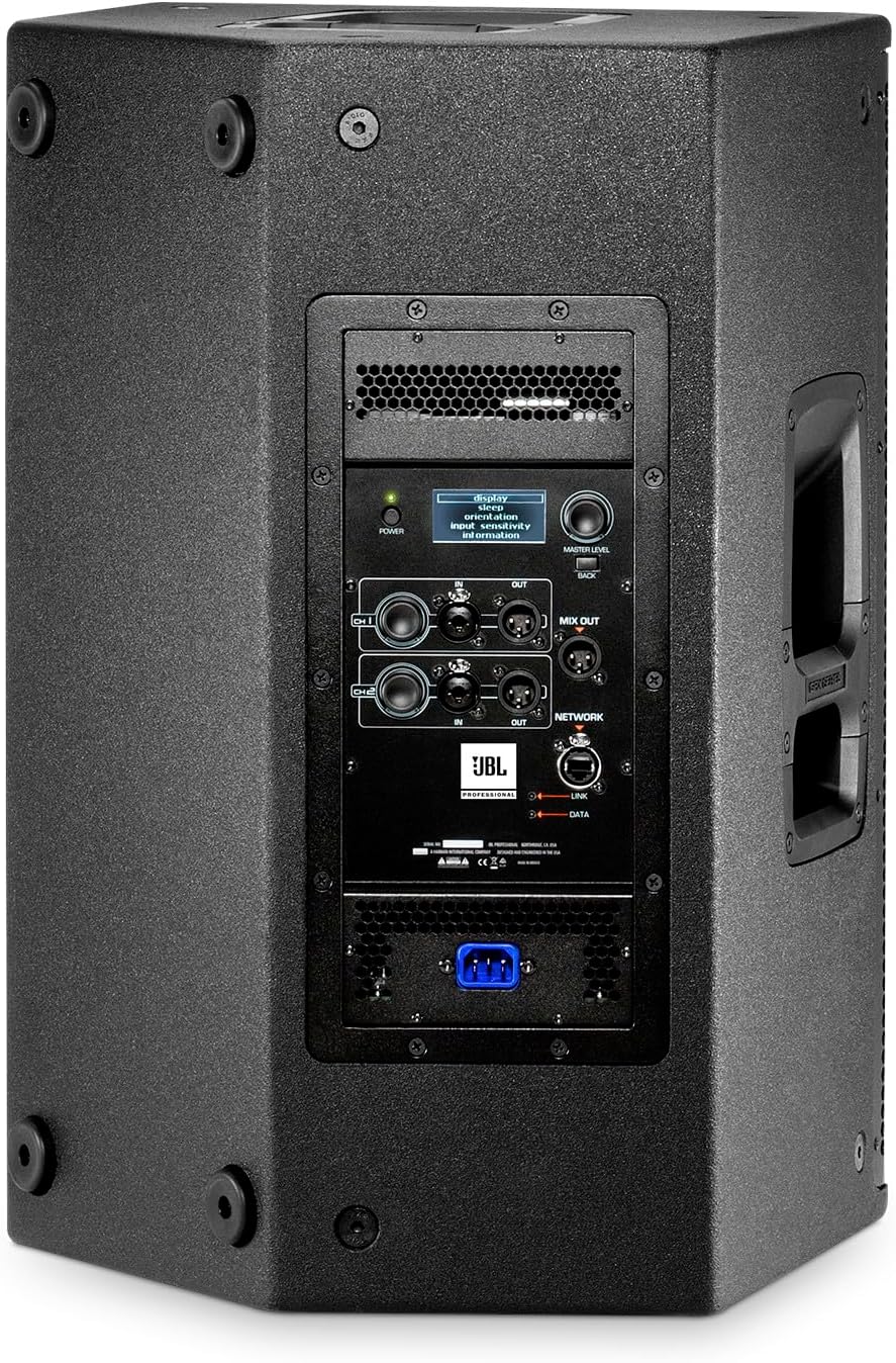 JBL Professional SRX812P Portable, 2-Way Bass Reflex, Self-Powered Speaker System, 12-Inch Woofer, 2000 Watt, Powered DJ Speakers, Active Mobile DJ, Amplified PA System, Musicians. Black