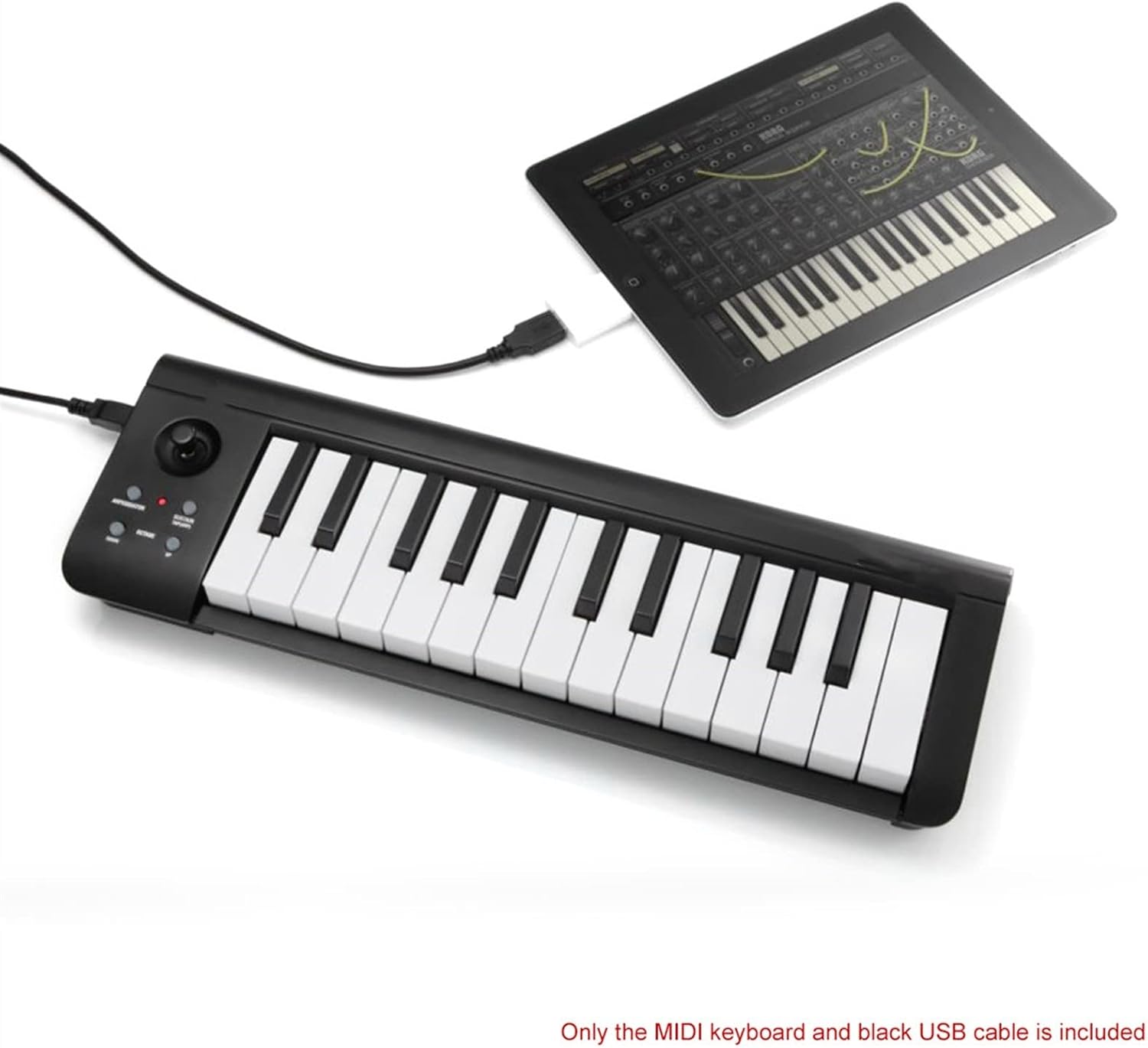 Keyboard Piano 25-Key MIDI Controller Compact USB MIDI Keyboard Controller USB
