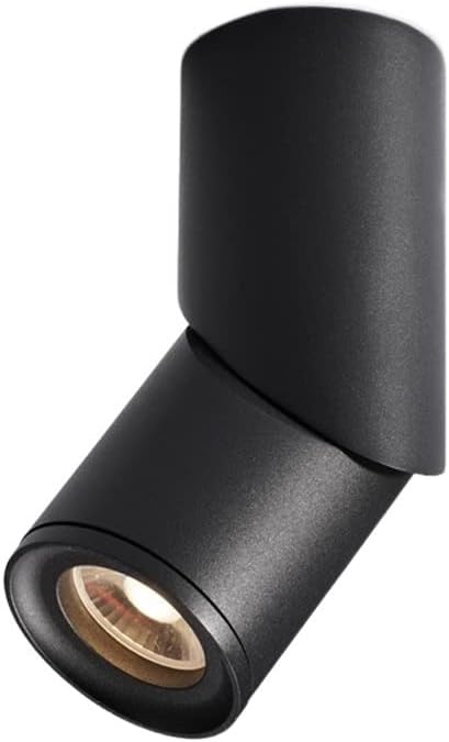 GeRRiT 7W 9W LED Spotlights Downlight Wall Mounted Ceiling 90° Rotating Folding Spotlight Surface Mounted COB Ultra Bright Nordic Living Room Light Wall Washer Ceiling Panel Light Fittings (Color : B