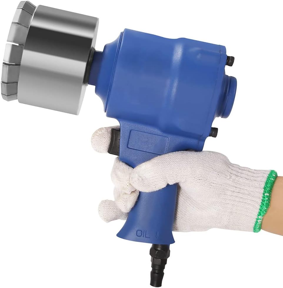 Pneumatic Oil Drum Cap Seal Crimping Machine 200L /53 Gallon Oil Barrel Cap Crimper Sealer Iron Barrel Sealing Sealing Pliers Portable Capping Machine for 74mm Cap 39mm