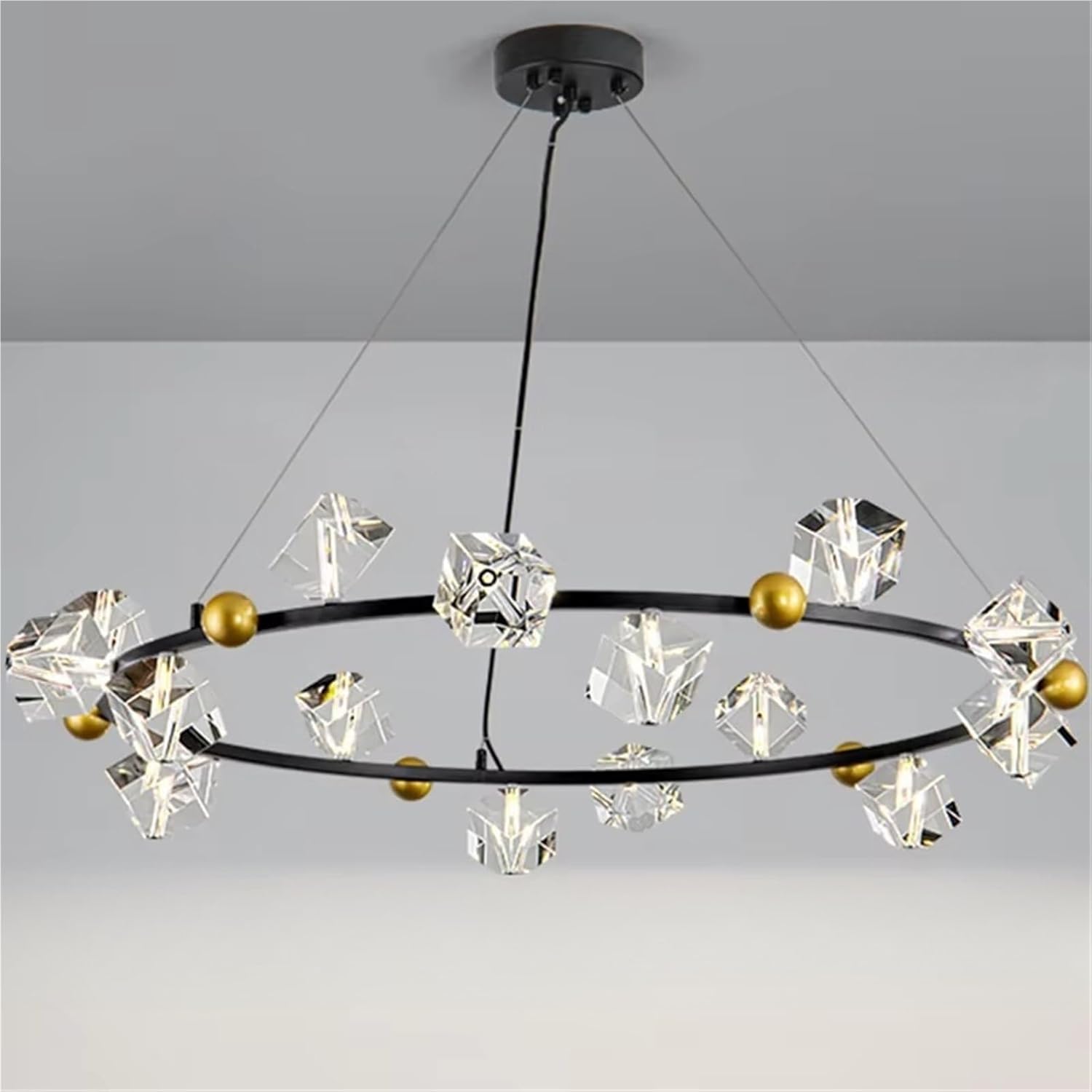 Nordic Home Decor Dining Room Pendant Lamp Lights Indoor Lighting Ceiling Lamp Hanging Light Chandelier Lamps for Living Room,Easy to Assemble