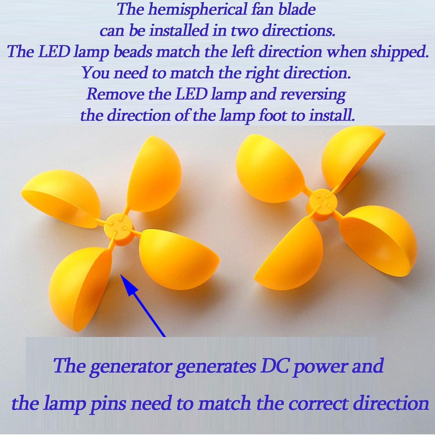 Vertical Axis Micro Wind Turbine Kit, 150mm DC DIY Generator With Red/Colorful LED, 0.01-10V Output For Renewable Energy Projects(B)