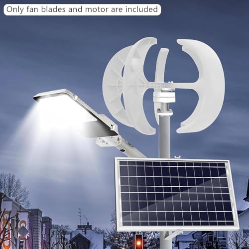 5000W Vertical Wind Turbine Generator Kit, 5 Blades 12V/24V/48V for Home, Streetlight & Hybrid Systems, Efficient Electromagnetic Power Production Equipment
