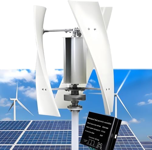 20000W Vertical Wind Turbine Kit, 12V/24V/48V, 3 Blades with MPPT Controller, Ideal for Marine, Camper, Chalet, Boat, Renewable Energy Solution