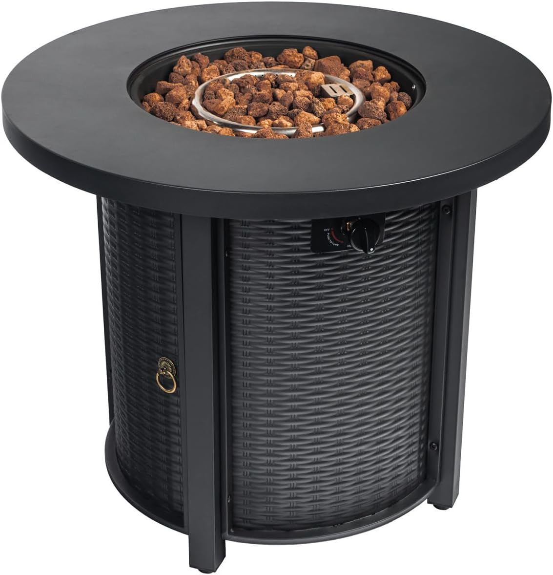 30Inch Propane Round Fire Table 40000Btu Propane Fire Pit Table