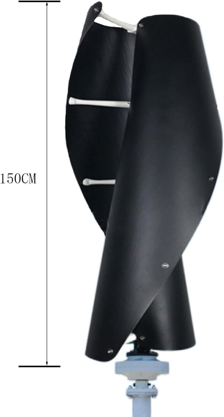 2000W 220V AC Vertical Wind Turbine 2KW 3 Phase Maglev Axis Coreless Permanent Magnet Wind Power Generator Windmil Off Grid for Home Industrial Camping Boat Use Free Energy