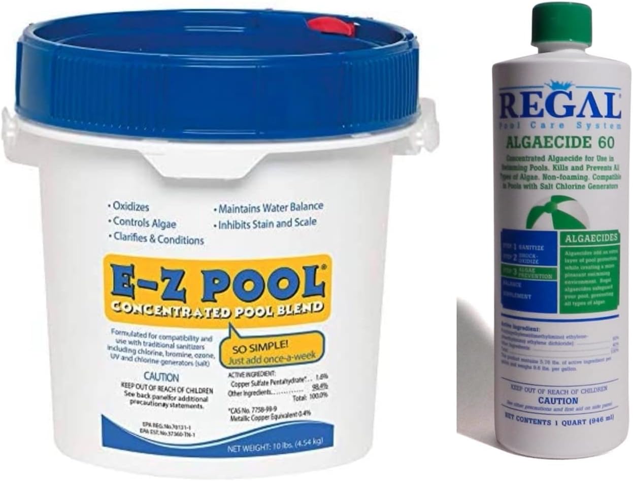 EZ Pool 10lb & 32oz Algaecide