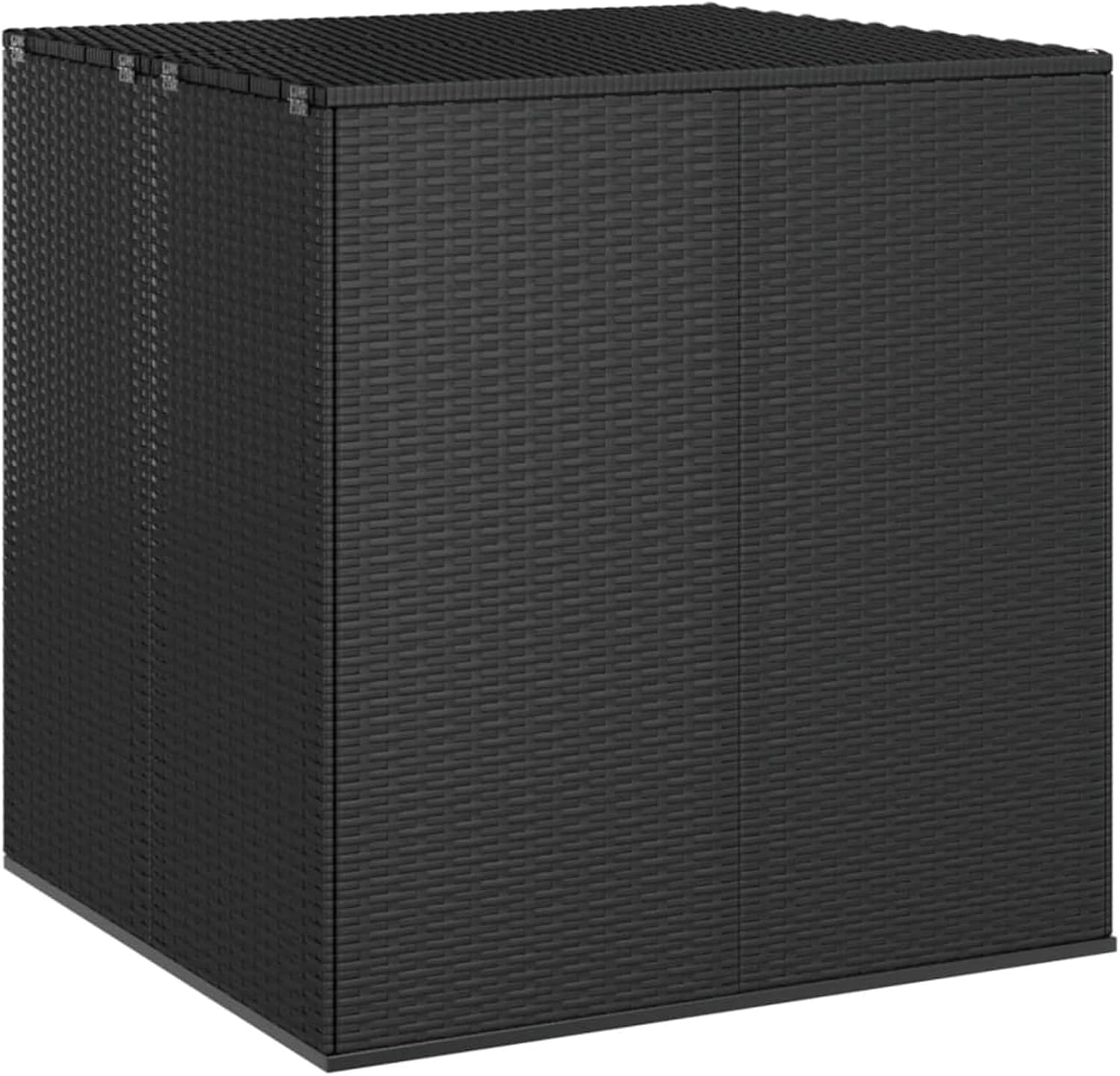 qiangxing Toy Organizers Storage,Outdoor Storage,Storage Box,Patio Cushion Box PE Rattan Black