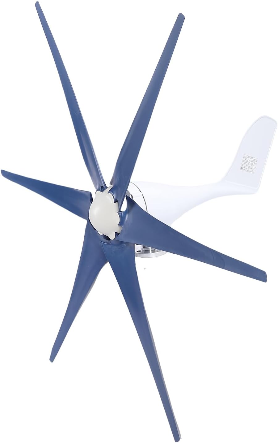 800W Wind Generator Kit 6 Blade Industrial Machinery Machine Professional Wind Turbines Small Windmill Generator (blue 24V)