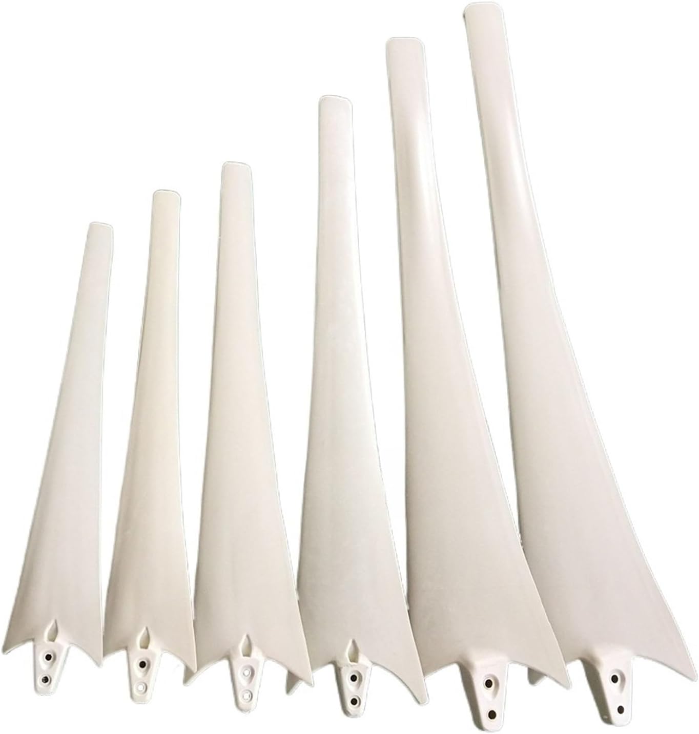 High Strength Nylon Fiber Windmill Horizontal Wind Turbine, 100W 200W 300W 400W 500W 600W Wind Generator Accessories DIY Bladesing(Package 2,600mm)