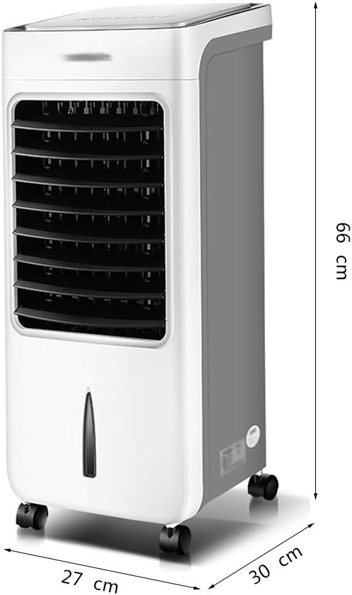 Portable Air Conditioner Fan Air Cooler, Evaporative Misting Humidifier With Remote Control Portable Air Conditioner Fan And Bladeless Noiseless Fan, For Office, Dorm, Room(Free Ice Tray)