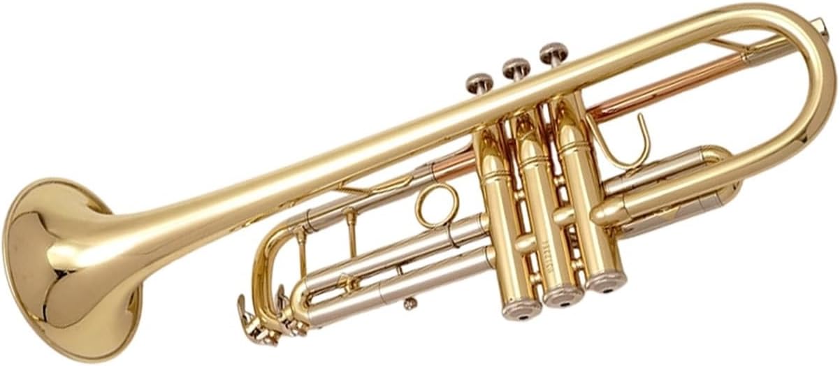 Trumpet Brass Set B Flat Trumpet Instrument Brass Lacquer Gold Adult Beginner Instrument Dedicated