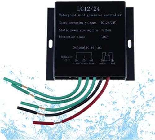 3000W Waterproof MPPT Wind Charge Controller for 12V-48V DC Wind Turbine Generators, Ideal for 0-3000W Wind Systems, Efficient Power Management Solution