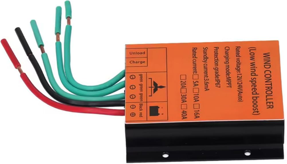 12V, 10000W-12000W Portable Wind Turbine Charge Controllerwind Low Wind Speed 12V/24V Auto 48V Free Energy Wind Charge Controller