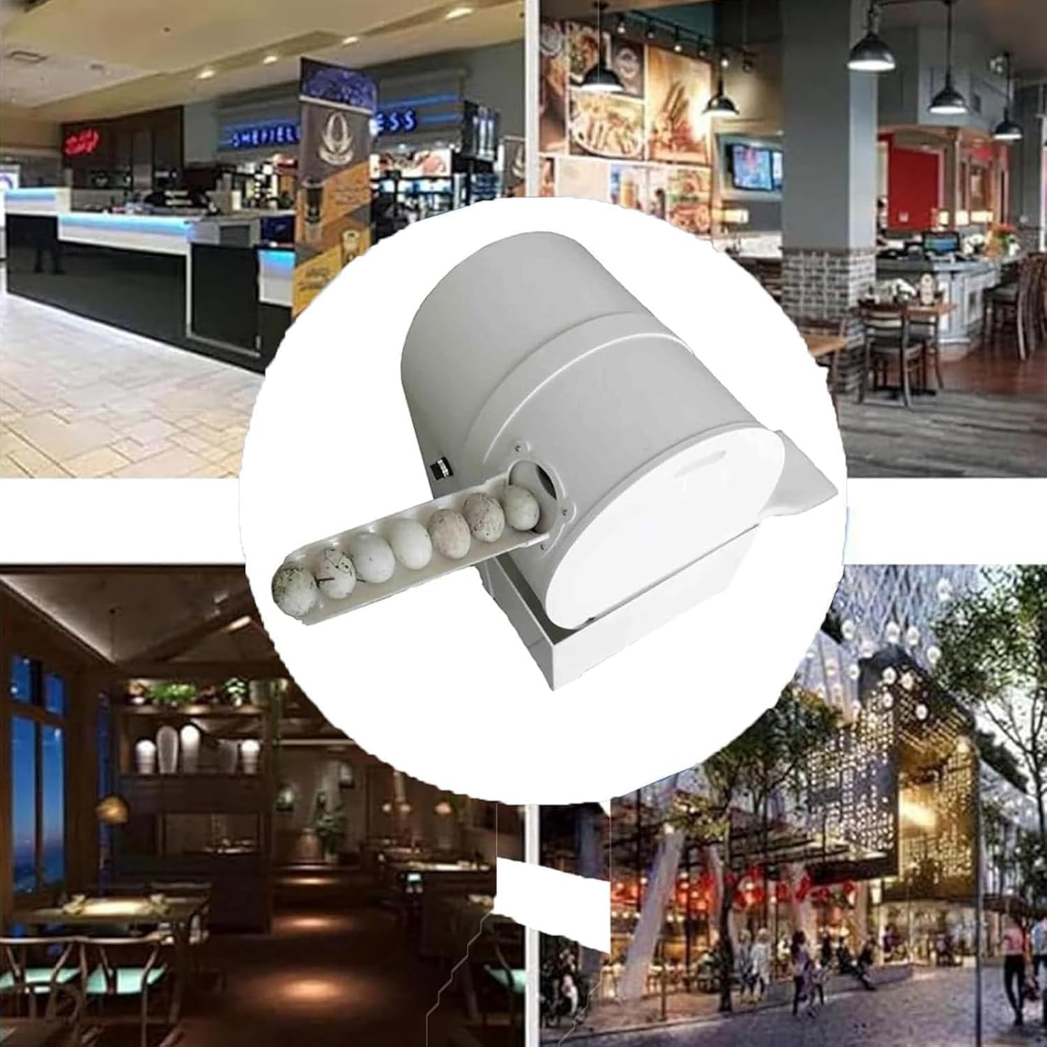 180W Semi-Automatic Egg Cleaning Machine 2000Pcs/H, Electric Egg Washer for Chicken Duck Goose Eggs, Bulk Clean for Farms Schools Restaurants