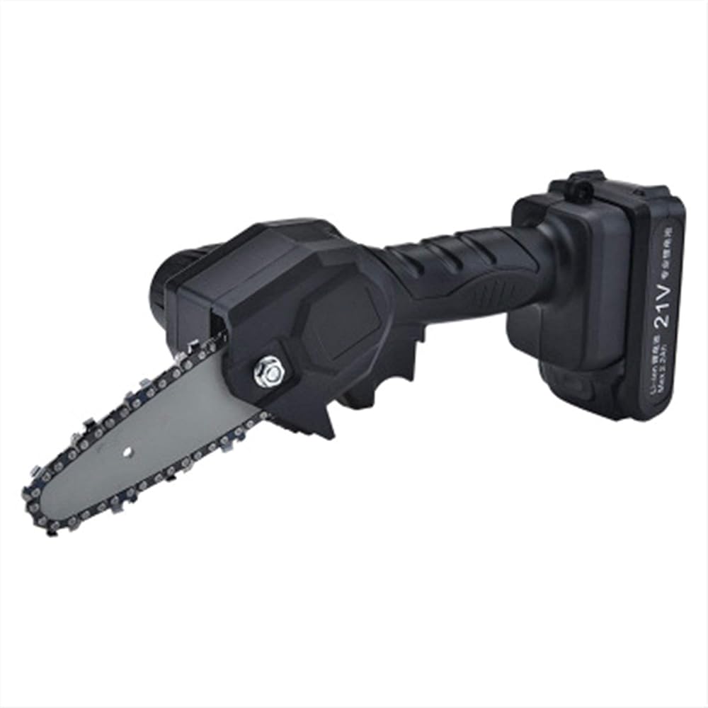 Mini Handheld Cordless Chainsaw 4-Inch Cordless Electric Protable Chainsaw, Rechargeable Lithium Battery Powered Chain Saws, Electric Chainsaws for Trees mini chainsaw