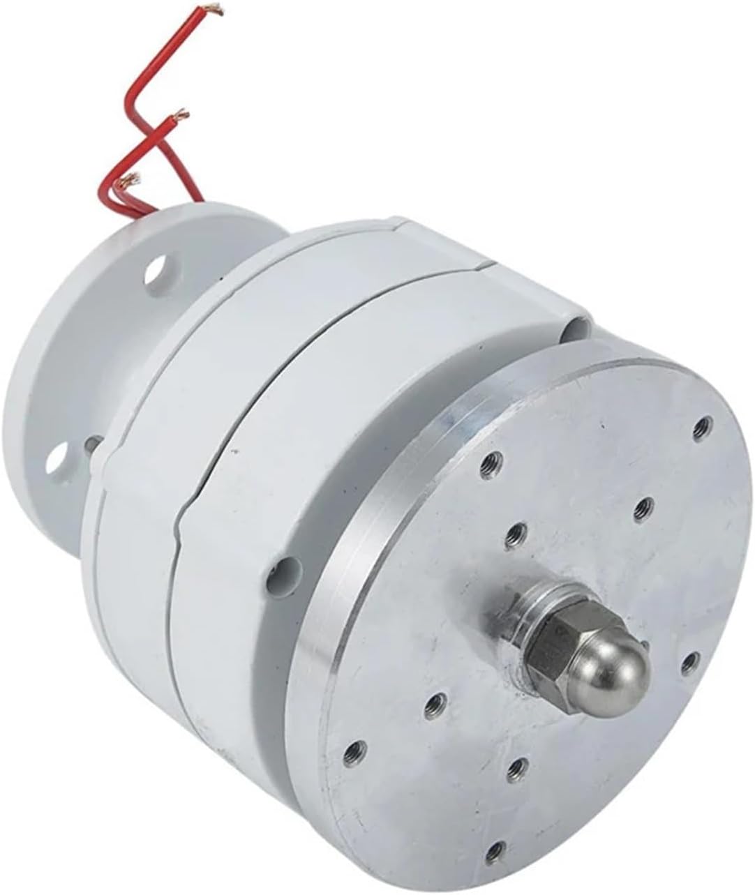 Wind Turbine Generator Kit, Low Noise Windmill 1000W Vertical Axis Wind Turbine nerator 12V 24V 48V for Home Use for Hybrid Solar Wind System(White,12V)