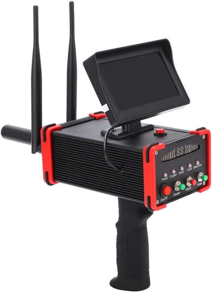 Underground Metal Detector, 1000M Long Range 15M Depth Metal Detector with Display, Adjustable Search Depth, Scanner for Detect Gold Silver Copper Treasure