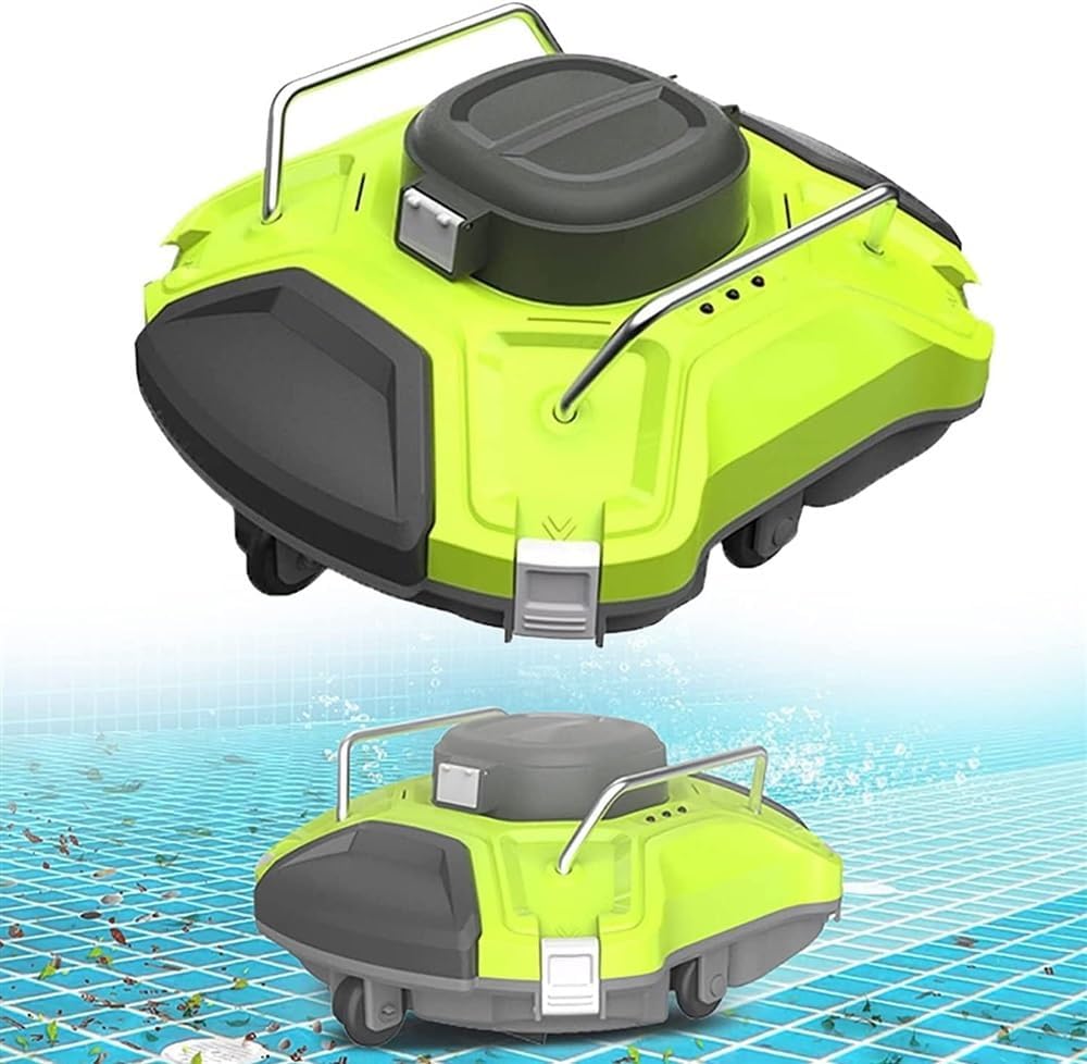 Robotic Pool Cleaner Fully Automatic Swimming Pool Cleaning Robot Wireless Intelligent Cleaning Underwater Cleaning Suction Device Rechargeable