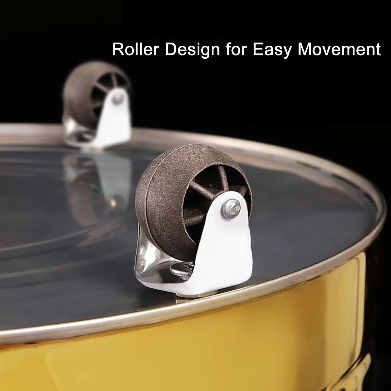 Incinerator Burn Barrel，Burn Barrel Fire Pit with Rollers - Yard Waste Incinerator for Leaf Trash, Garden Debris Outdoor Burning(XX-Large)