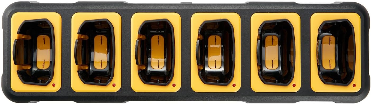 DEWALT Gang Charger Accessory for FRS Walkie Talkies, 6 Port, Compatible with DXFRS800, DXFRSCH6-800