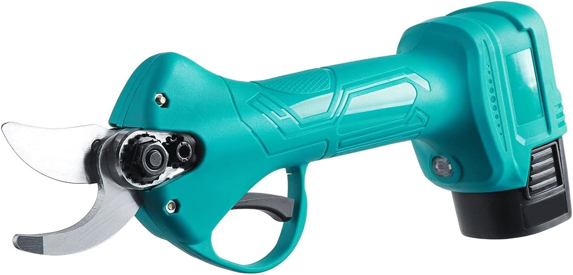 16.8V Rechargeable Electric Pruning Scissors Pruning Shears Garden Pruner Secateur Branch Cutter Cutting Tool with Battery (1 Pcs Battery)