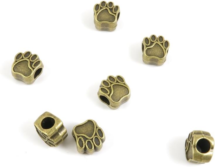 450 Pieces Jewelry Making Charms Findings Antique Bronze Brass Fashion Jewellery Wholesale Supplies Pendant Lots Bulk Supply Q2AT7 Paw Loose Beads