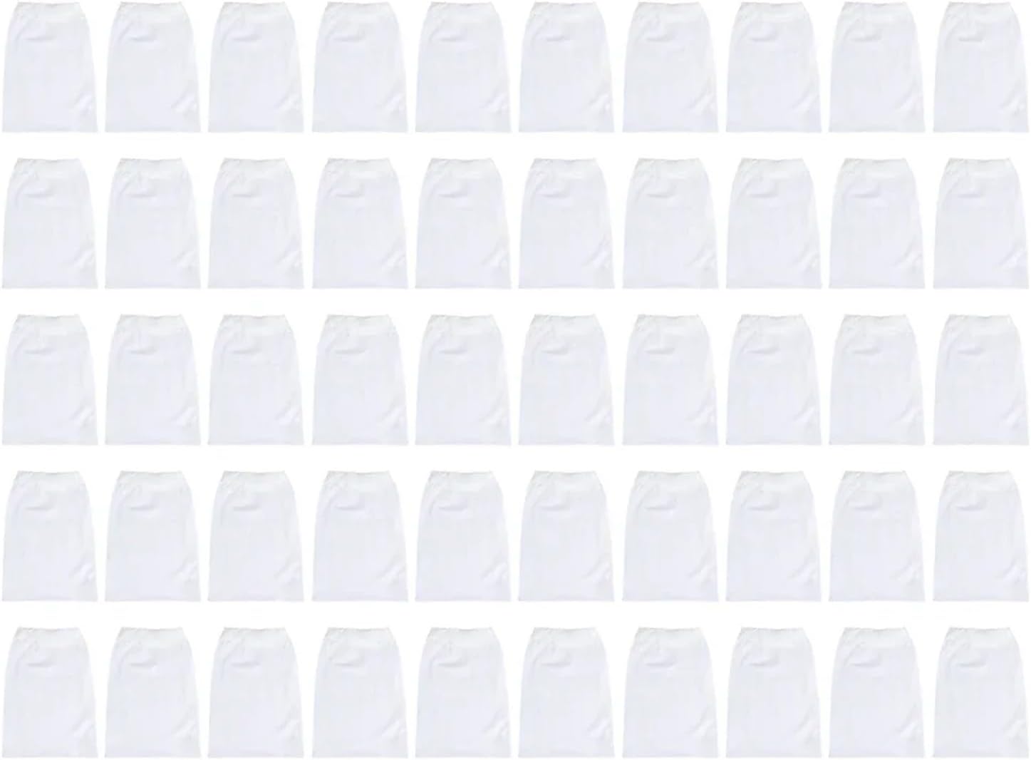 Filter Replacement Savers Nylon Mesh Pool Filter Baskets Cleaner Pool Skimmer Storage Socks In-Ground Above Ground Pools(50Pcs)