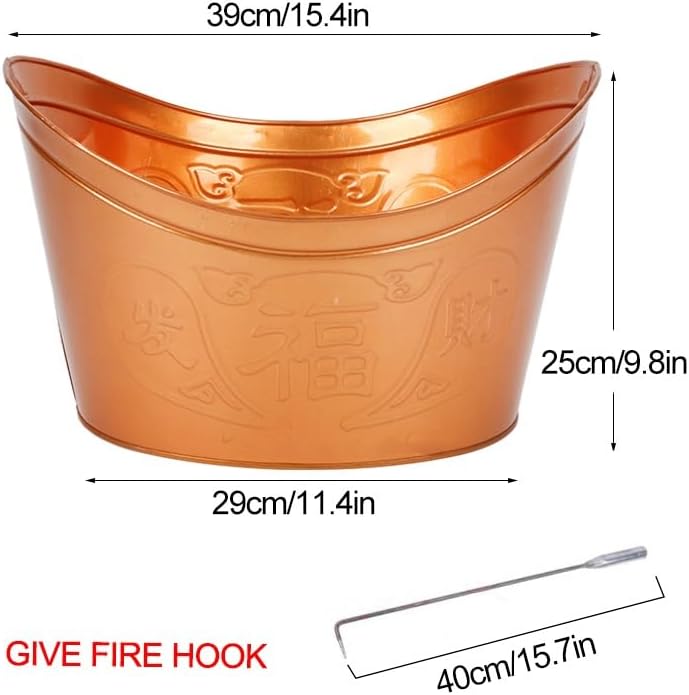 Fire Barrel, Paper Burner, Outdoor Fire Pits, Trash Burning Containers, Burn Cage, Applicable to for Garden, Paper, Leaf, Trash(Medium)