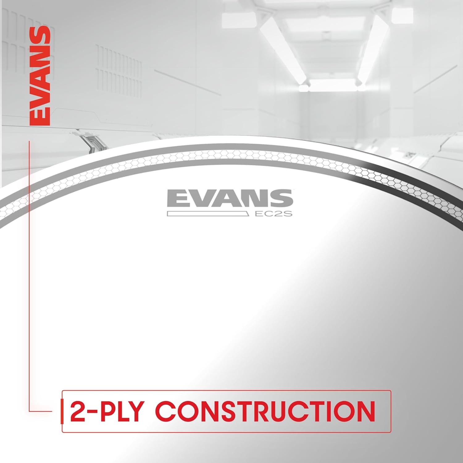 Evans Drum Heads - EC2S Clear Fusion Pack (10