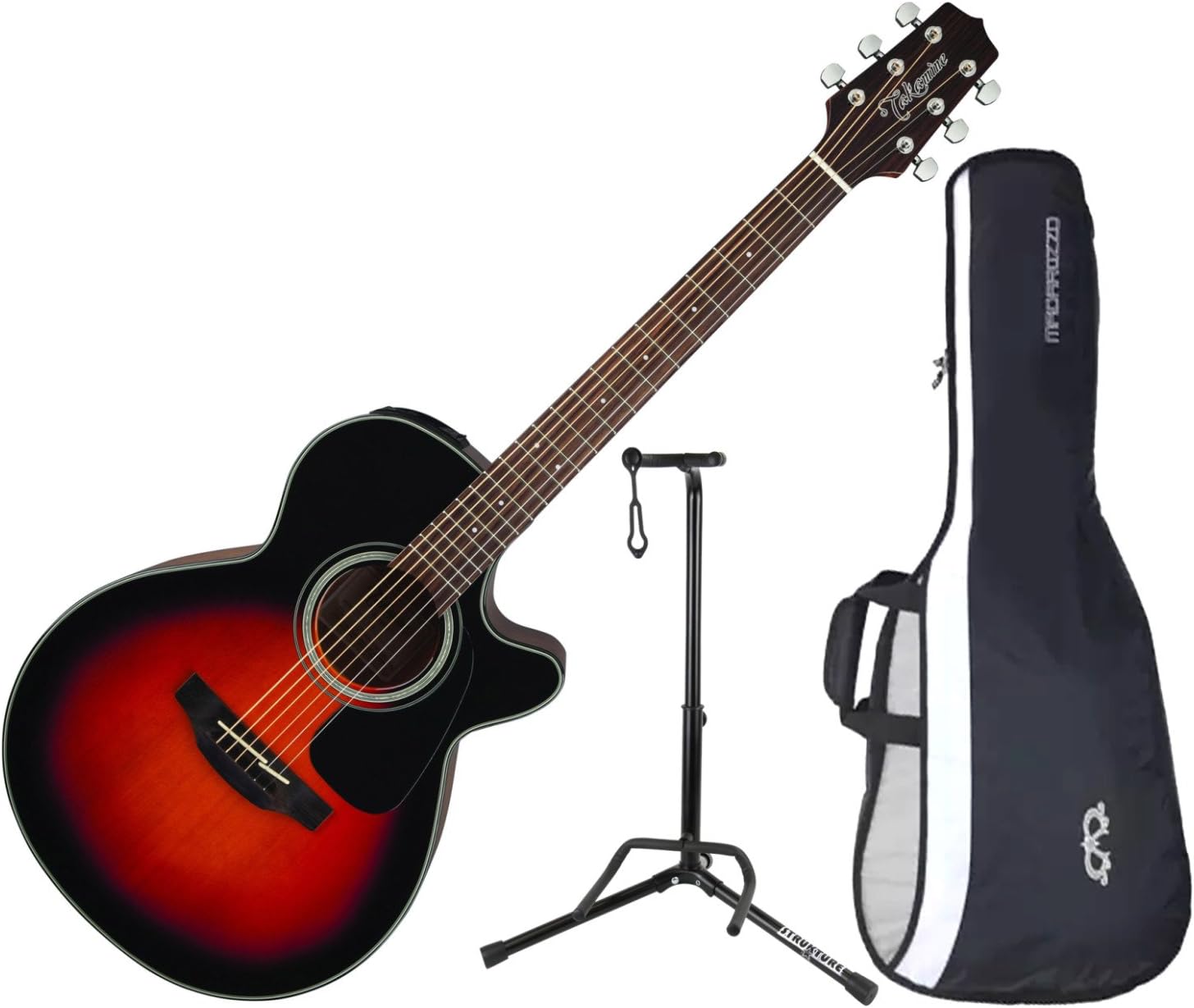 Takamine GF30CE-BSB Gloss Brown Sunburst Acoustic Electric Guitar FXC w/Gig Bag