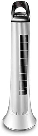 NBgy Tower Water-Cooled Fan, Water-Cooled Air Cooler Silent, No-Leaf Vertical Fan Anti-Dump Timing Design, Suitable for Family Hotel Office, White, 106x33x34cm