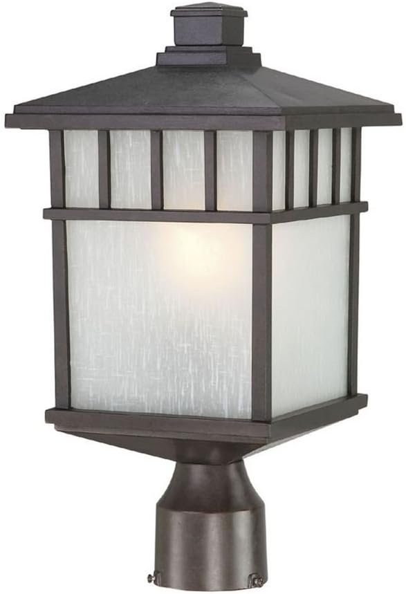 Dolan Designs 9116-34 Barton 1 Light Post Light, Olde World Iron