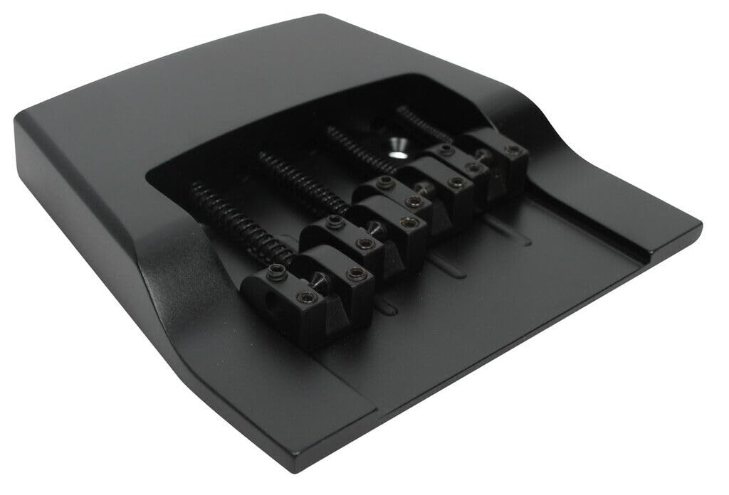 MINHTOANBV Hipshot 5RK400BB 4-String Bass Brass Replacement Bridge - Black